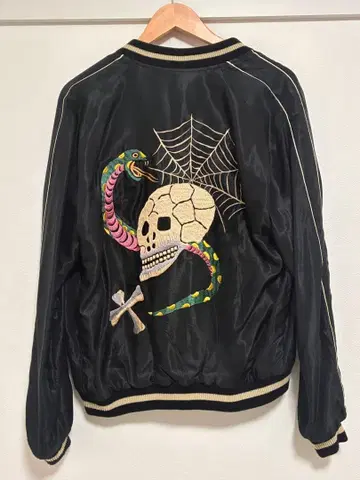 테일러 토요 스카잔 뱀 해골 패턴 L 사이즈 (새상품급)