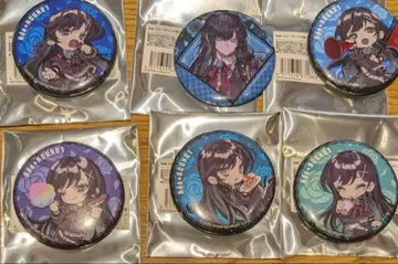 Ado 라운드 원 캔뱃지 전종 세트 6개 세트