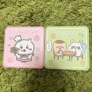 치이카와 카페 코스터 2장 세트