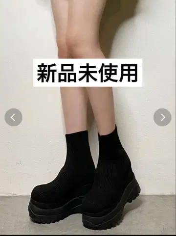 [ 미사용 새상품 ] MURUA 스니커즈 밑창 삭스 부츠