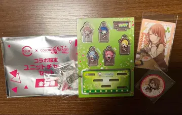 프로젝트 세카이 테이크아웃 한정판 모어모어점프 유닛 참 & 카드 & 피크