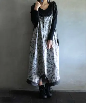 안티카 antiqua 2way 앤티크 패턴 전환 살로펫