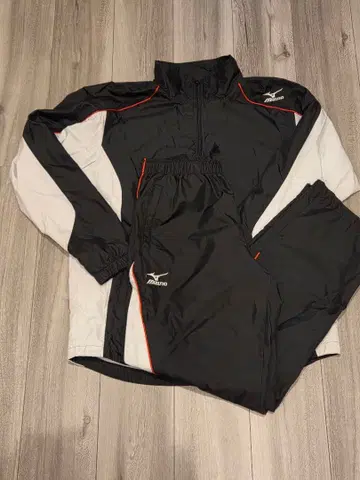 [ MIZUNO ] 미즈노 O 저리 상하의 세트 블랙