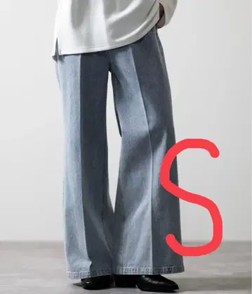 CLEL 빈티지 디자인 플레어 데님 팬츠