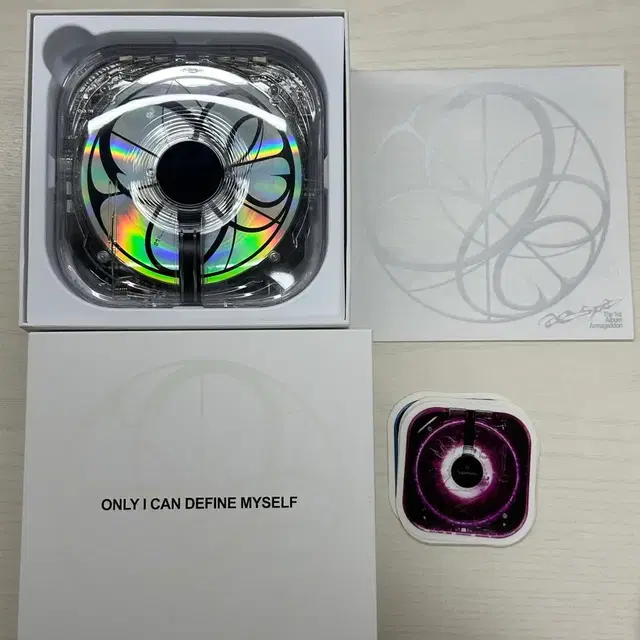 에스파 cdp 개봉 아마겟돈 앨범 카리나 지젤 윈터 닝닝 포카