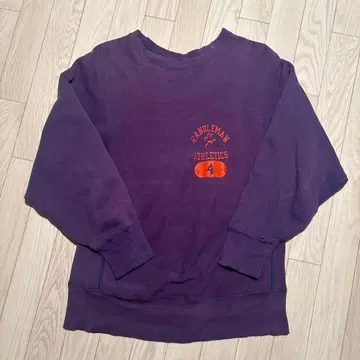 70s Champion 단색 택 리버스 위브 퍼플 플로키