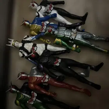 가면라이더 피규어 6체 세트