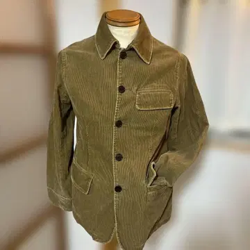 올리브 코듀로이 자켓 사이즈 미상