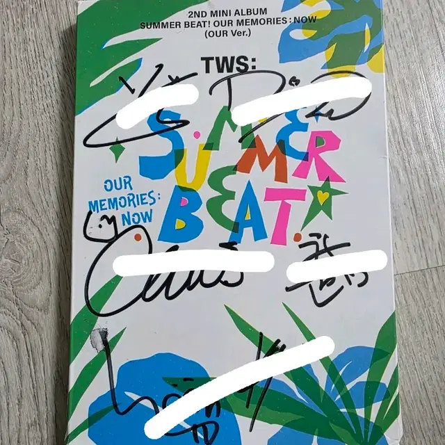(비매) 투어스 summer beat 싸인앨범