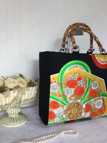 하나푸라라 핸드메이드 리메이크 오비 빅 토트백 140