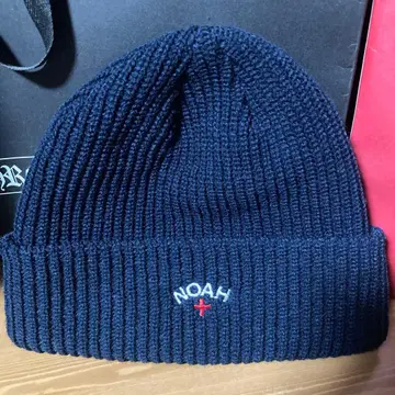 NOAH 네이비 니트 모자