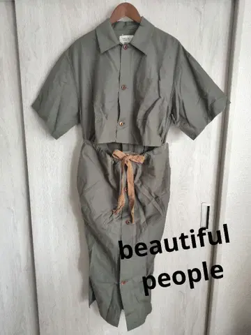 뷰티풀피플 셔츠 원피스