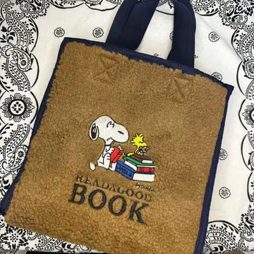 스누피 PEANUTS 백 토트백