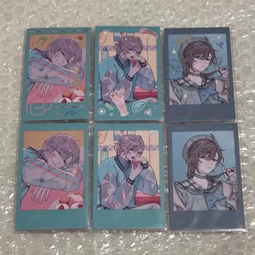 카나에 ChroNoiR 뉴 레트로 스타일 랜덤 폴라로이드풍 카드 전종