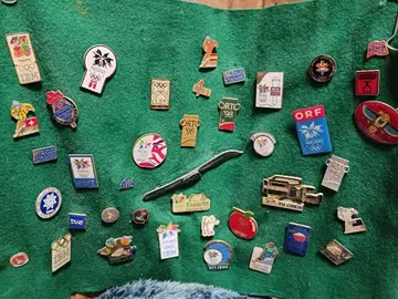 나가노 겨울 올림픽 핀 배지 세트