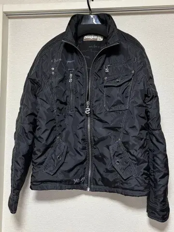 Desigual 블랙 블루종 L 사이즈