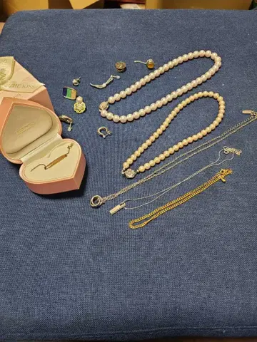 액세서리 세트 THE KISS 펄 실버 골드 컬러 액세서리