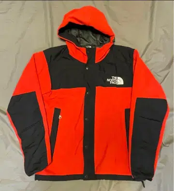 THE NORTH FACE 마운틴 후드티 레드/블랙