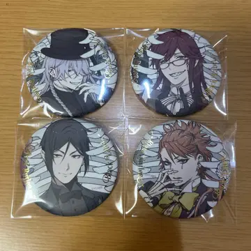 블랙 집사 늑골 캔뱃지 장의사 세바스찬 그렐 조커 캔뱃지 4개 세트