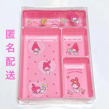 [ 미개봉 새상품 ] 산리오 주변 잡화 뚜껑 포함 트레이 마이멜로디