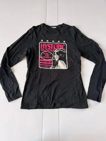 [ HYSTERIC GLAMOUR ] 블랙 롱 슬리브 M 롱티