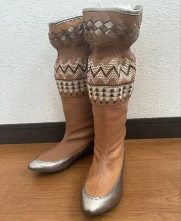 FRAPBOIS 플라보아 롱 부츠 데코브로