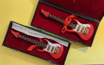 미니어처 일렉 기타 2개 세트
