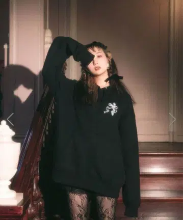 bubbles 셰리르 엔젤 맨투맨 원피스 후드티