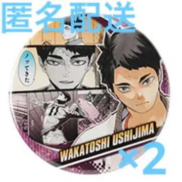 하이큐 우시지마 와카토시 컬렉션 캔뱃지 메모리즈 memorys