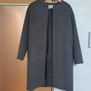 이에나 노카라 울 코트 그레이 IENA 36