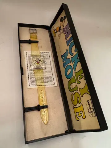 브래들리 1960년대 미키마우스 손목시계