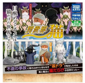 이세계 고양이 가챠가챠 5종 세트