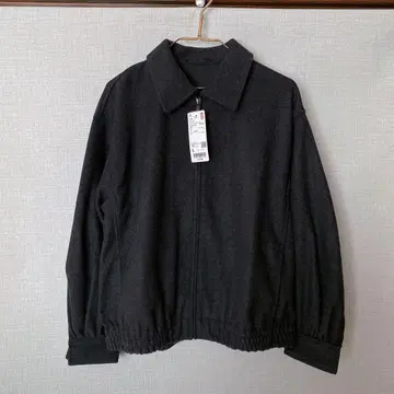 [ 미사용품 ] UNIQLO 브러쉬드 저지 오버사이즈 블루종