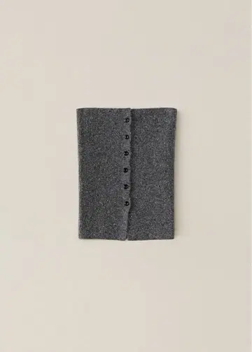 OHOTORO 오오토로 Mixed Tube Knit / chacoal