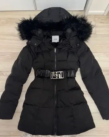 GYDA 다운 롱다운 코트 벨트 퍼 포함 2022