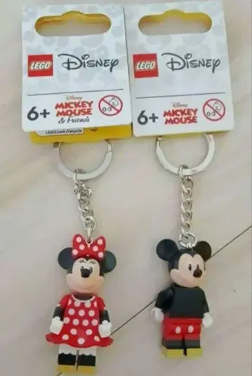 LEGO 미키 미니 키링 2개 세트