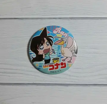 명탐정 코난 선샤인 수족관 캔뱃지 유미란(모리 란)