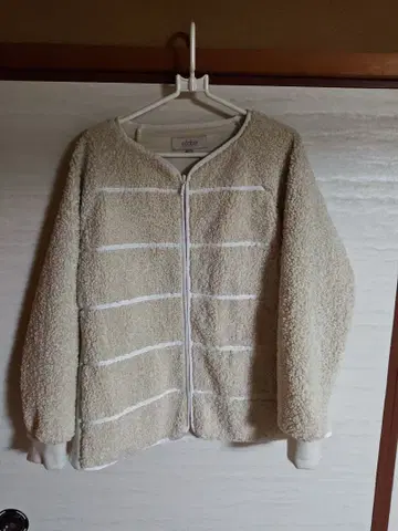 adabat 보아 자켓 사이즈 40 베이지