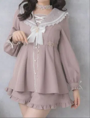 ROJITA 세일러 카라 셋업