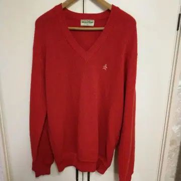 Grand Slam 레드 V넥 스웨터 M