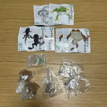 두꺼비와 청개구리 마그넷 & 볼체인 가챠 이키몬 컴프