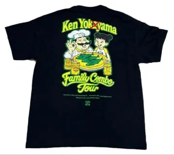 요코야마 켄 사바시스타 TOUR T셔츠 블랙 XL