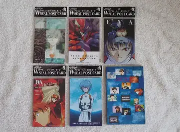 미개봉 새상품 에반게리온 더블 씰 엽서 & 엽서 세트