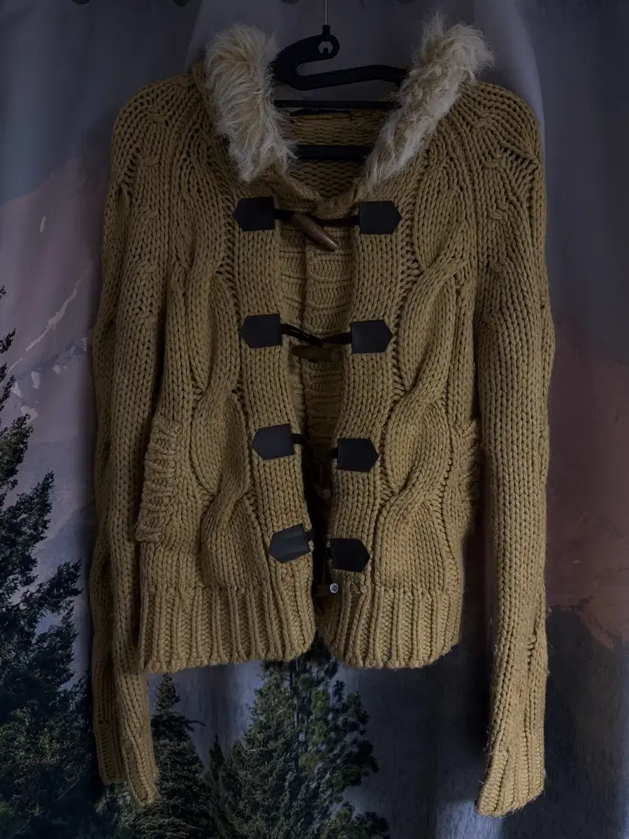 Nihonjin Gyaru Fur Tteokbokki Midi Coat