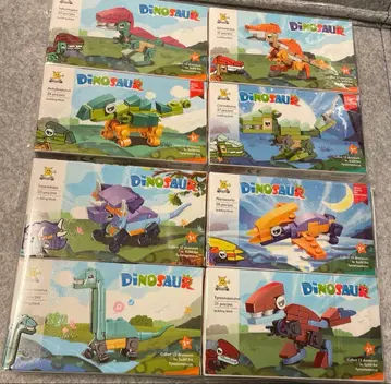 블록 다이너소어 시리즈 8종류 세트 공룡