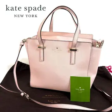 [ 새상품급 ] kate spade 가죽 2way 핸드백 카드 본품 포함