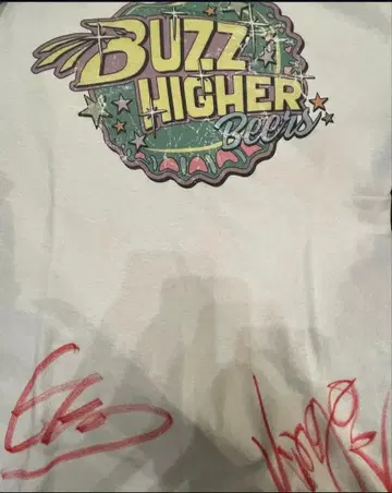 BADHOP 사인 포함 T셔츠