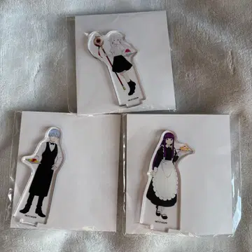 장송의 프리렌 콜라보 카페 아크릴 스탠드 3종 세트