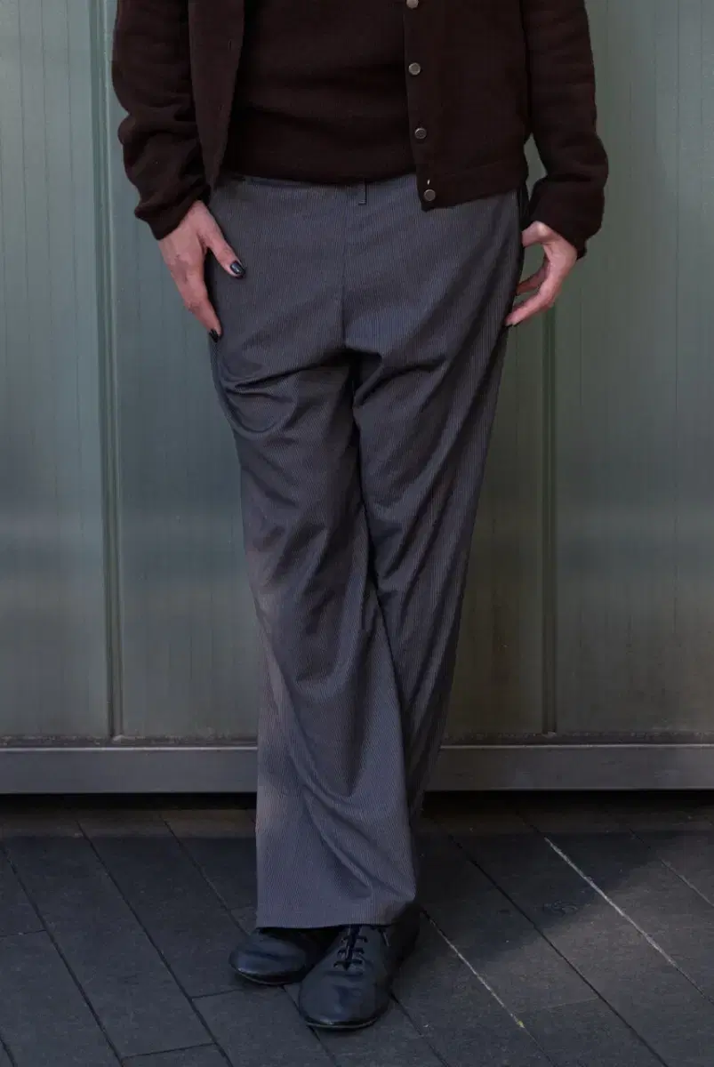 Mudeul Pajama Stripe Pants (1)