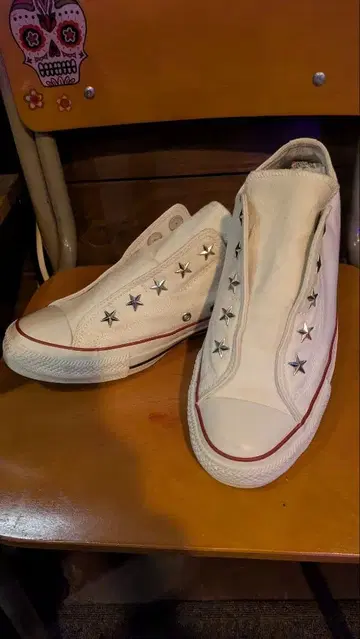 컨버스 Chuck Taylor 화이트 별 모양 스터드